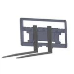 Mini skid direksiyon palet çatalı